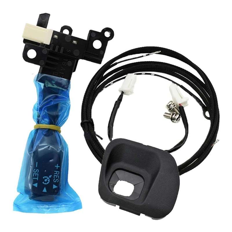 45186-47030-C0 Steering Wheel Cruise Control Switch & Dust Cover 84632-34011 for Prius Plug-in Hybri