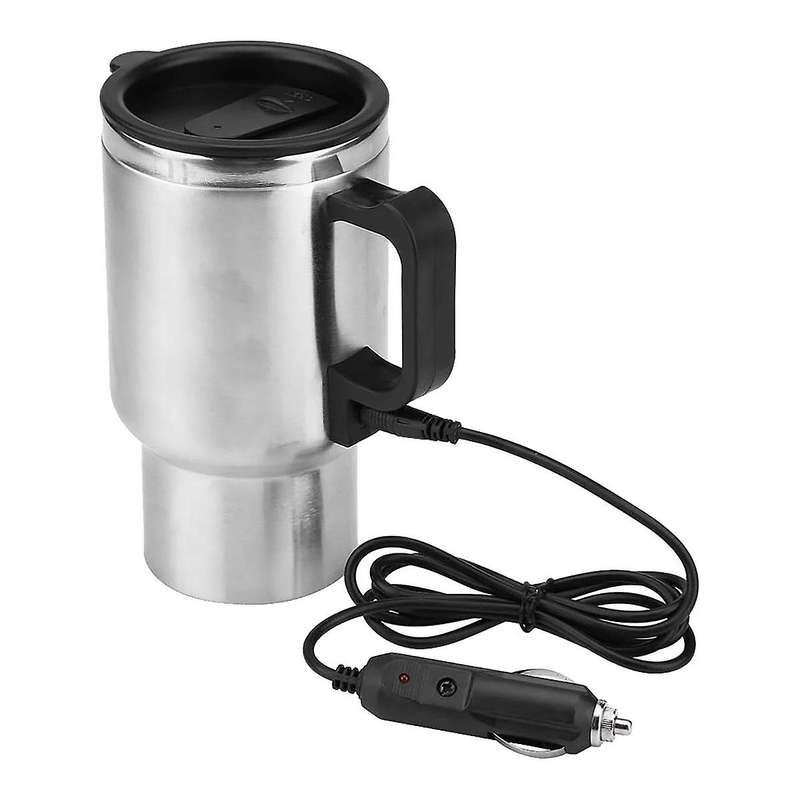450ml 12v Car Heating Cup Usb Heating Bottle Drink Kettle Bottle Mug Lighter Heated Travel Water Ele