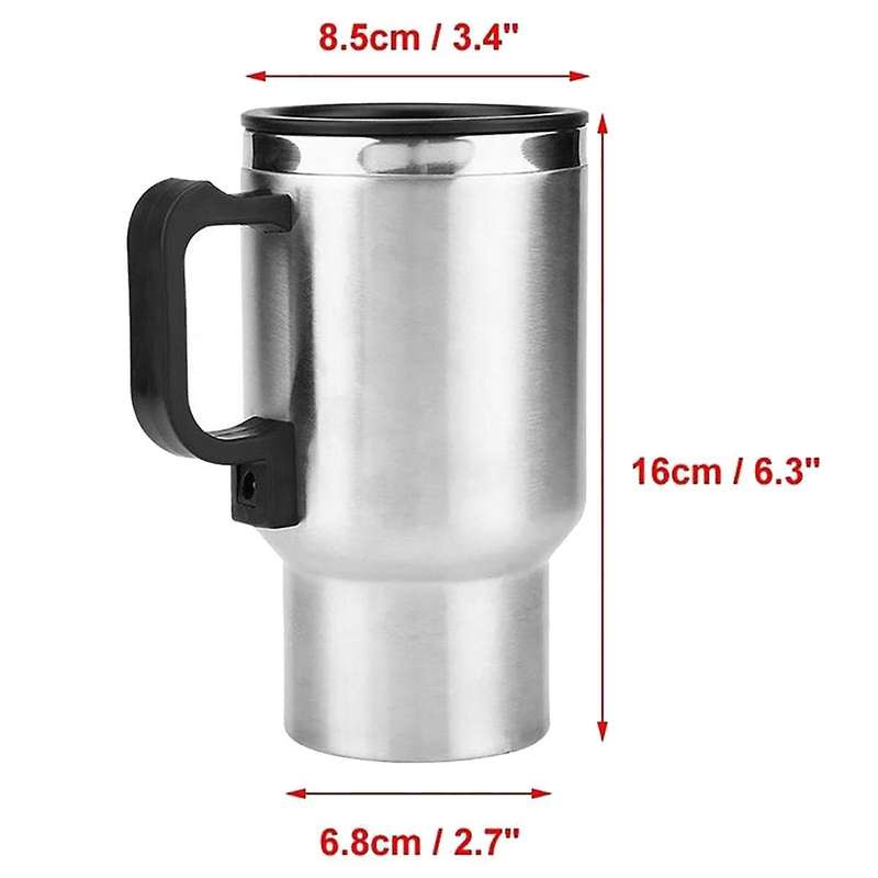 450ml 12v Car Heating Cup Usb Heating Bottle Drink Kettle Bottle Mug Lighter Heated Travel Water Ele