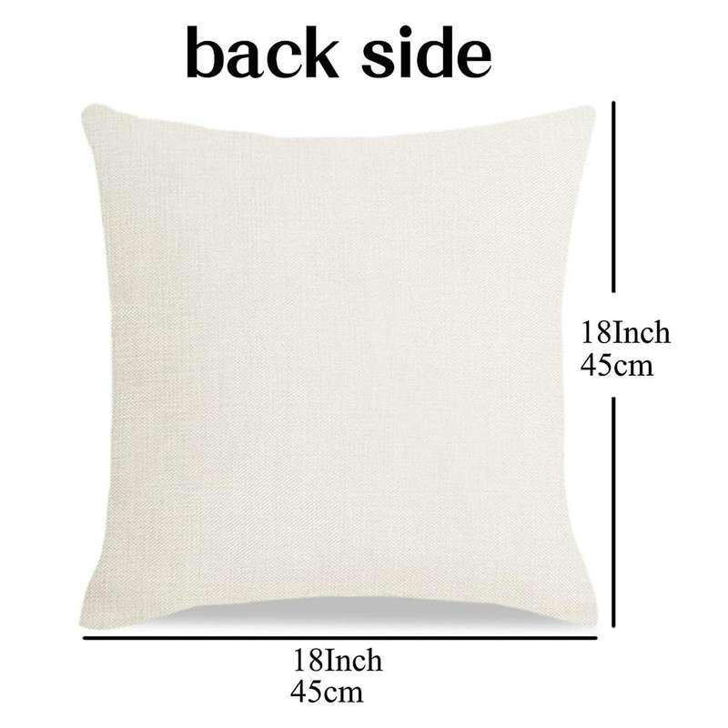 45cm Pillowcase Red Square Home Decor Linen Pillow Cases Cushion Covers for Sofa Car Gift
