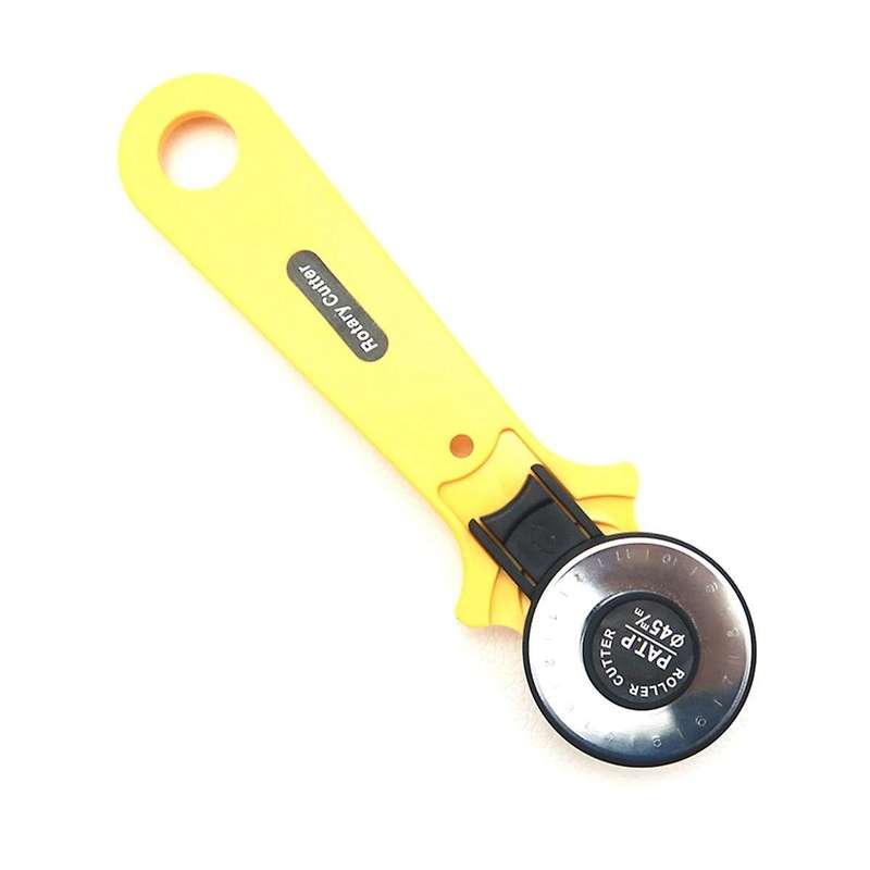 45mm Manual Cloth Cutter Pulley Cutter Roller Cutter Cloth Cutter Cloth Cutter Hand DIY Patchwork