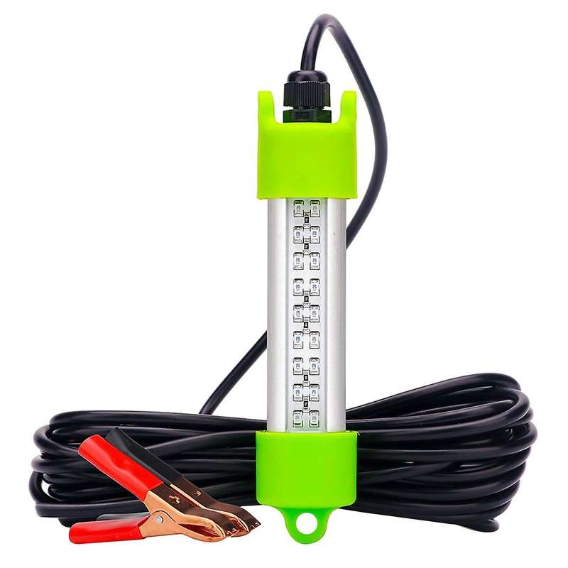 45W DC 12V Super Bright LED Fish Attractants Submersible Underwater Dock Night Fishing Light Lures