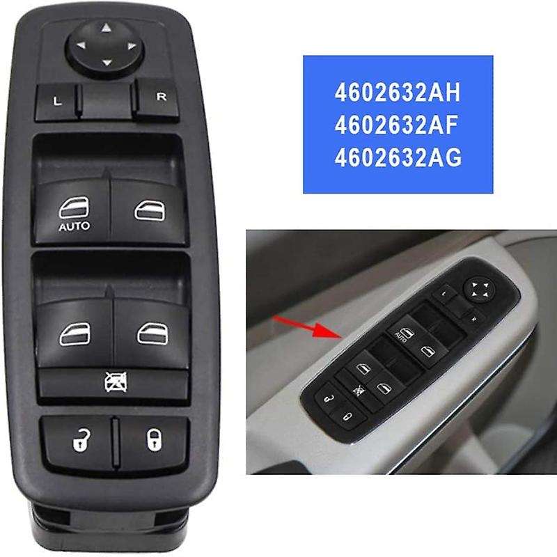 4602632AH Power Master Window Switch Driver Side for Nitro Liberty 2008-2012 Journey 2009 2010