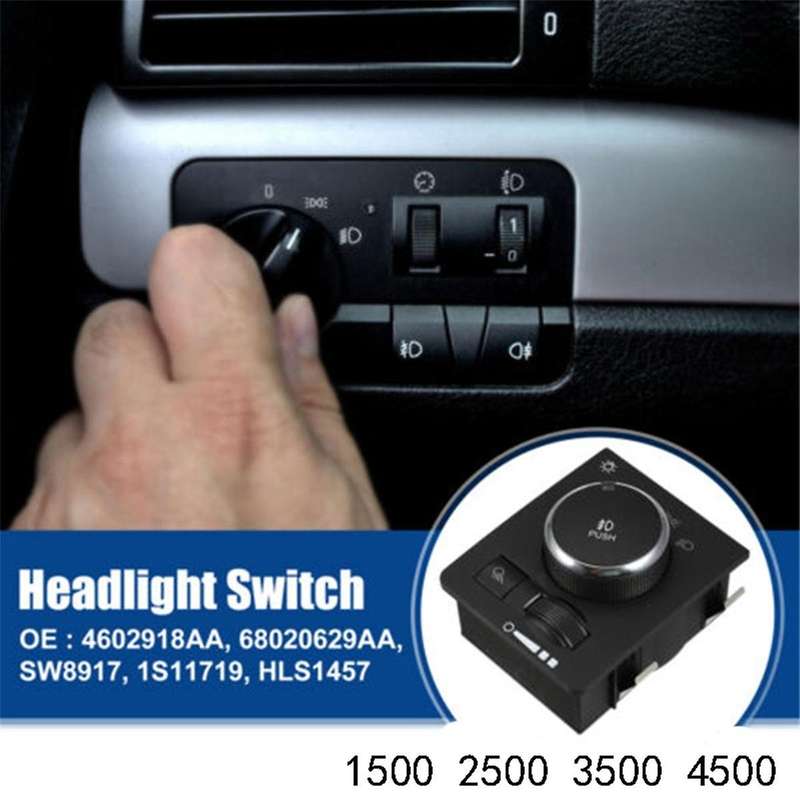 4602918AA Head Light Lamp Dimmer Switch for Ram 1500 2500 3500 4500 Headlight Switch Headlight Regul