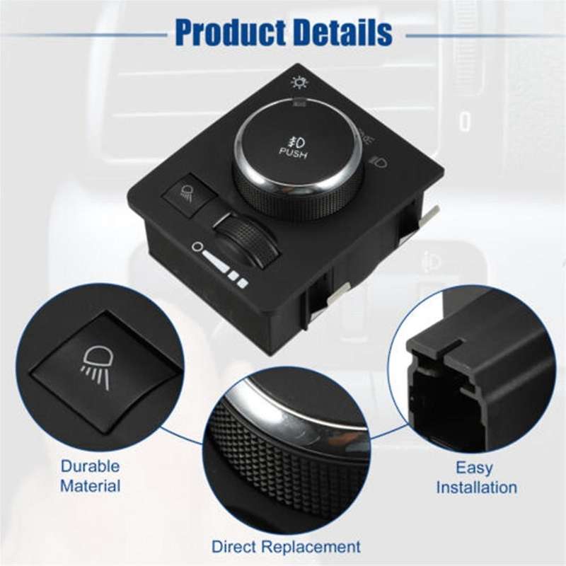 4602918AA Head Light Lamp Dimmer Switch for Ram 1500 2500 3500 4500 Headlight Switch Headlight Regul