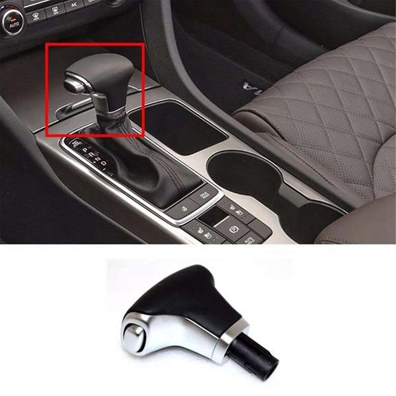 46720D4200 Car Leather Gear Shift Lever Knob for K5 KXcross 2016+ Automatic Gear Stick Shift Knob