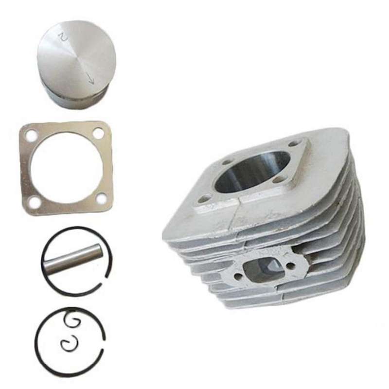 47mm Cylinder Head Kit and Piston Kit Ring, Suitable for 80CC Electric Bicycle Engine Parts