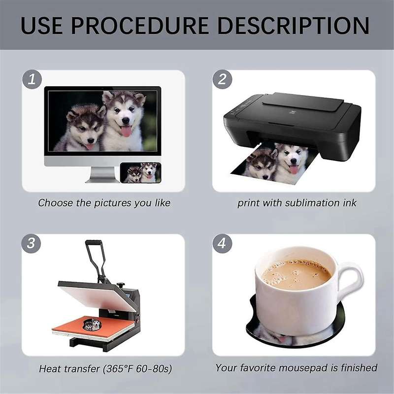 48 PCS Sublimation Coasters Blanks Bulk, 2.75 Inch Circular Opening Blanks Sublimation Car Coasters