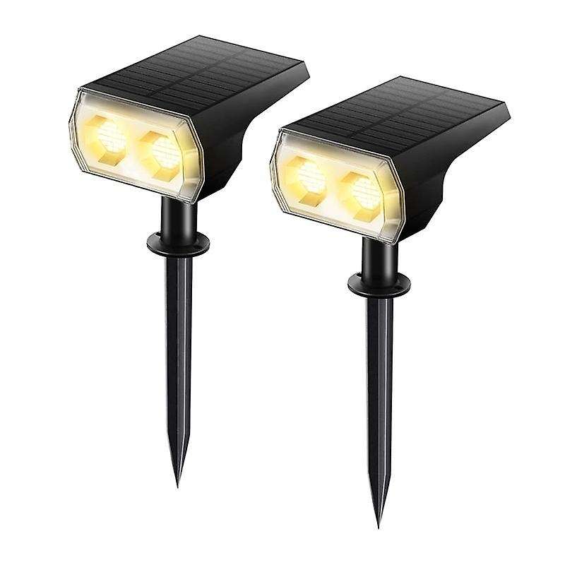48 LED Solar Light Outdoors Landscape Spotlights,2 in 1 Wireless Waterproof Solar Spot Lights for Ya