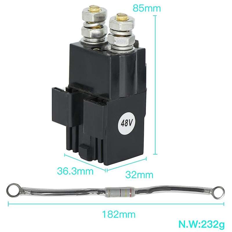 48 Volt Solenoid with Resistance for Club Car & Precedent & Tempo 102865901 1014947