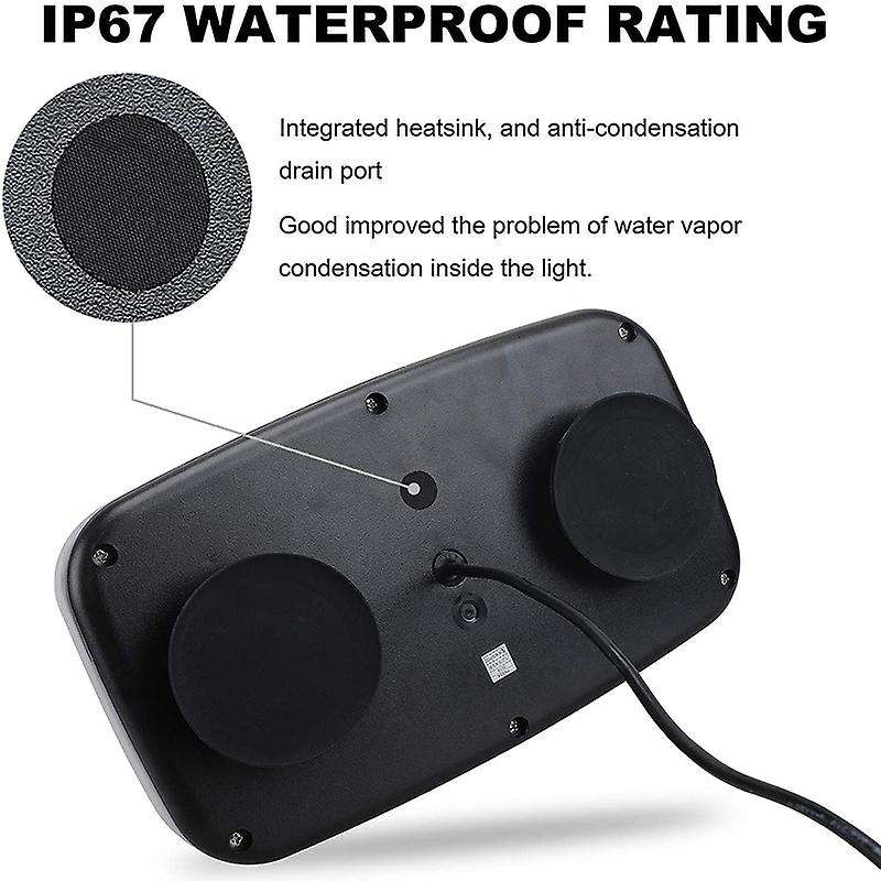 48 LED Roof Top Strobe Lights, High Visibility Emergency Safety Warning LED Mini Strobe Light Bar wi