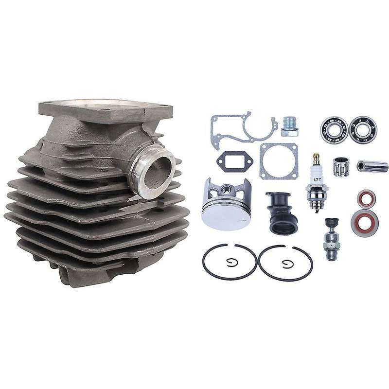 48mm Cylinder Piston Oil Seal Spark Plug Gasket Kit for 034 Ms360 Ms340 340 360 Chainsaw Engine Mot