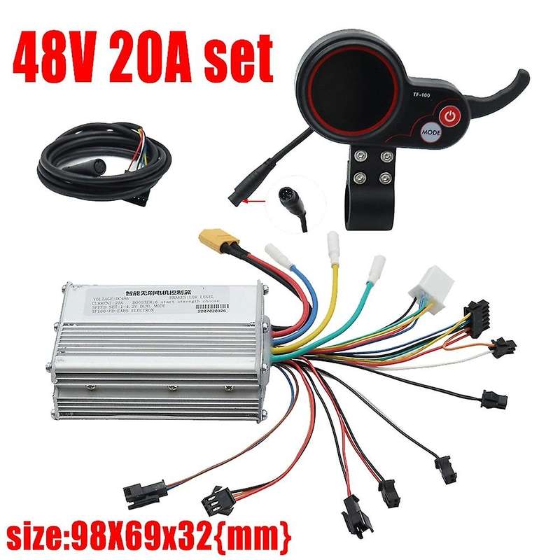 48V 20A Electric Scooter Controller Dashboard Kit with TF-100 Display Scooter for KUGOO Electric Sc