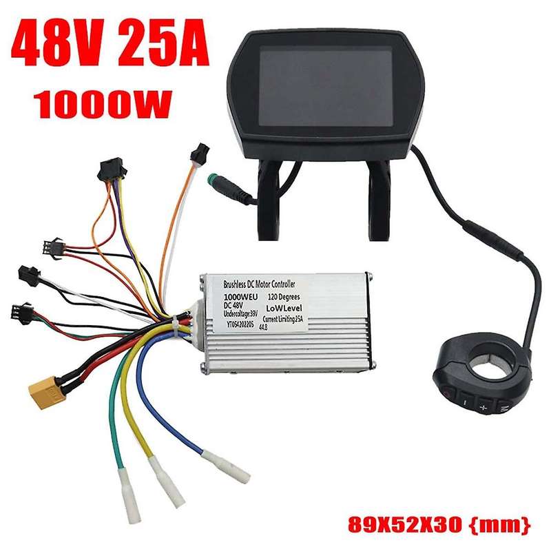 48V 25A 1000W Electric Scooter Controller Kit with Display Scooter Dashboard for KUGOO G2 Pro Elect