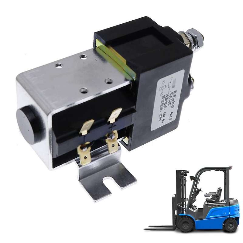 48V Contactor Solenoid Relay for Electric Forklift Vehicle Golf Cart Robot Wagon Replace Albright SW