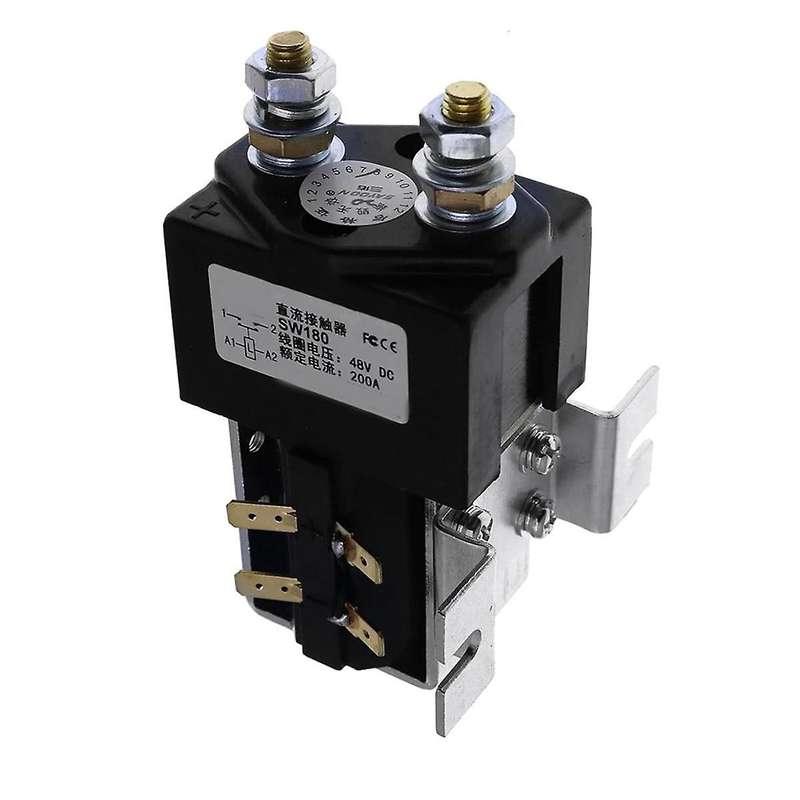 48V Contactor Solenoid Relay for Electric Forklift Vehicle Golf Cart Robot Wagon Replace Albright SW