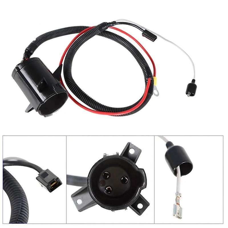 48v Charger Dc Receptacle with Wires for Club Car Precedent Electric 2004-2019 Golf Car 103375501 1
