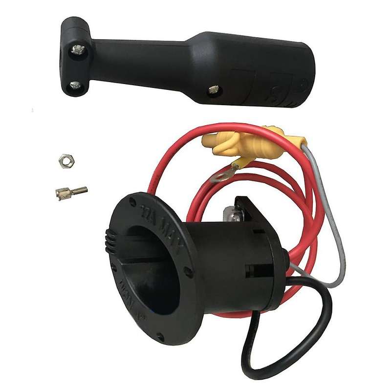 48V Charger Cord Plug & Charger Receptacle for Club Car Precedent Golf Carts 2000 Up, 101828901, 101
