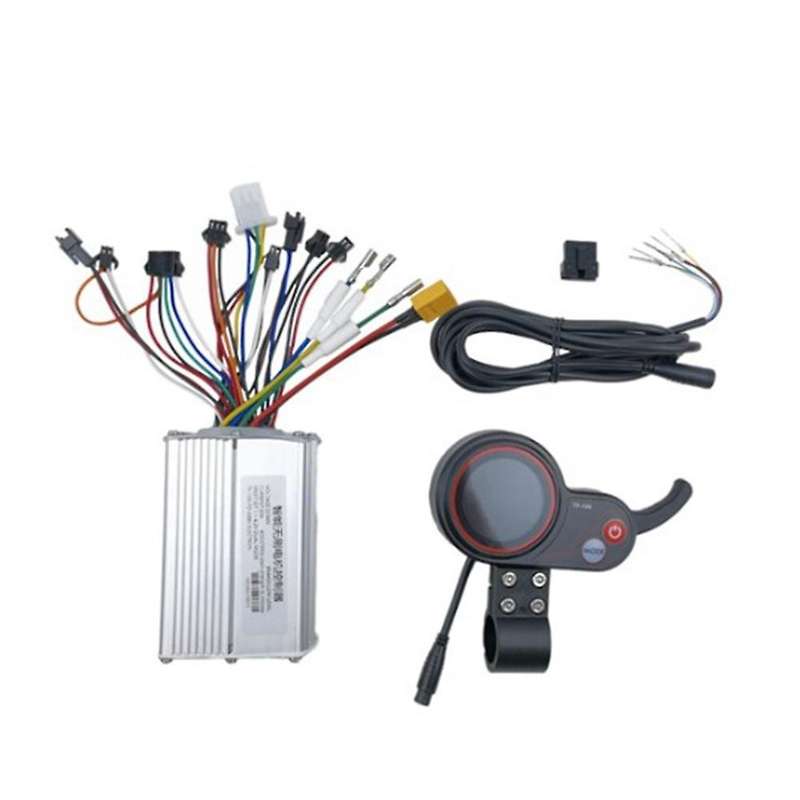 48v/20a 600w Electric Bike Scooter Controller with Throttle Lcd Display Speed for Bike Bldc Motor S