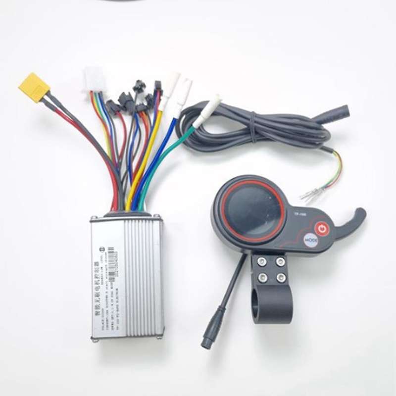 48v/20a 600w Electric Bike Scooter Controller with Throttle Lcd Display Speed for Bike Bldc Motor S