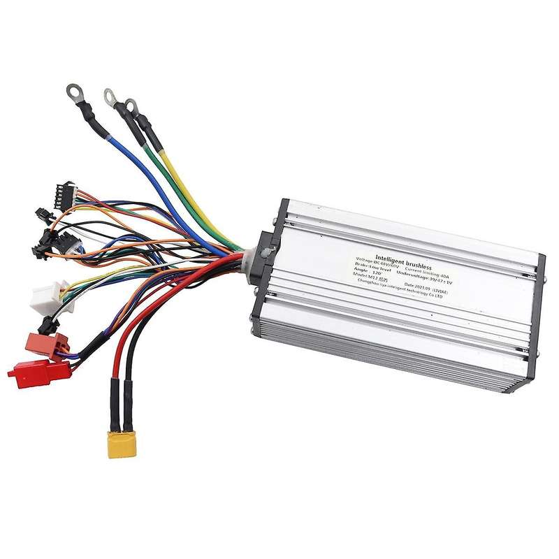 48v-60v 40a Brushless Controller+lcd Meter with Nfc Function+switch+grip Kit for Electric Scooter Re