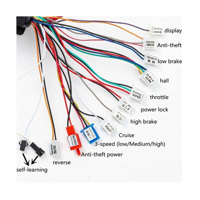 48v60v72v3000w24 Tube High-power Brushless Motor Modified for Motorcycle Electric Tricycle Controll