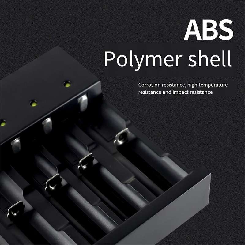 4Bay Smart 18650 Battery Charger,Universal Charger for 3.7Volt Li-Ion Flashlights Headlight 18650 Re