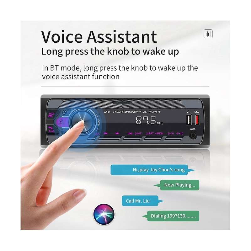 4channel 45w Bluetooth Car Radio Car Mp3 Player Multifunction Plug-in U Disk Car Radio with Multi-c