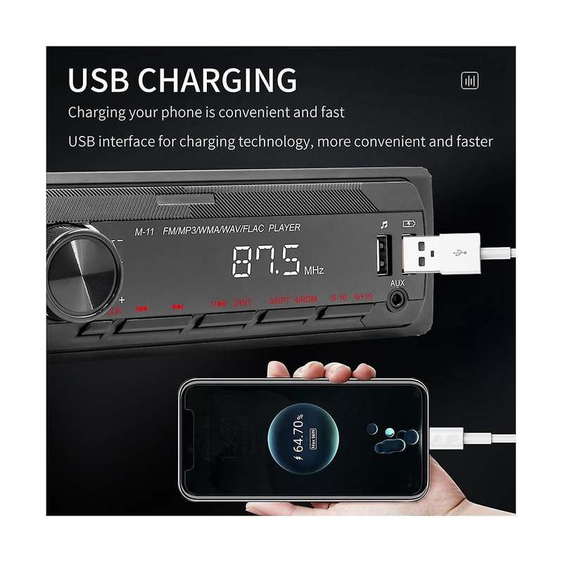 4channel 45w Bluetooth Car Radio Car Mp3 Player Multifunction Plug-in U Disk Car Radio with Multi-c