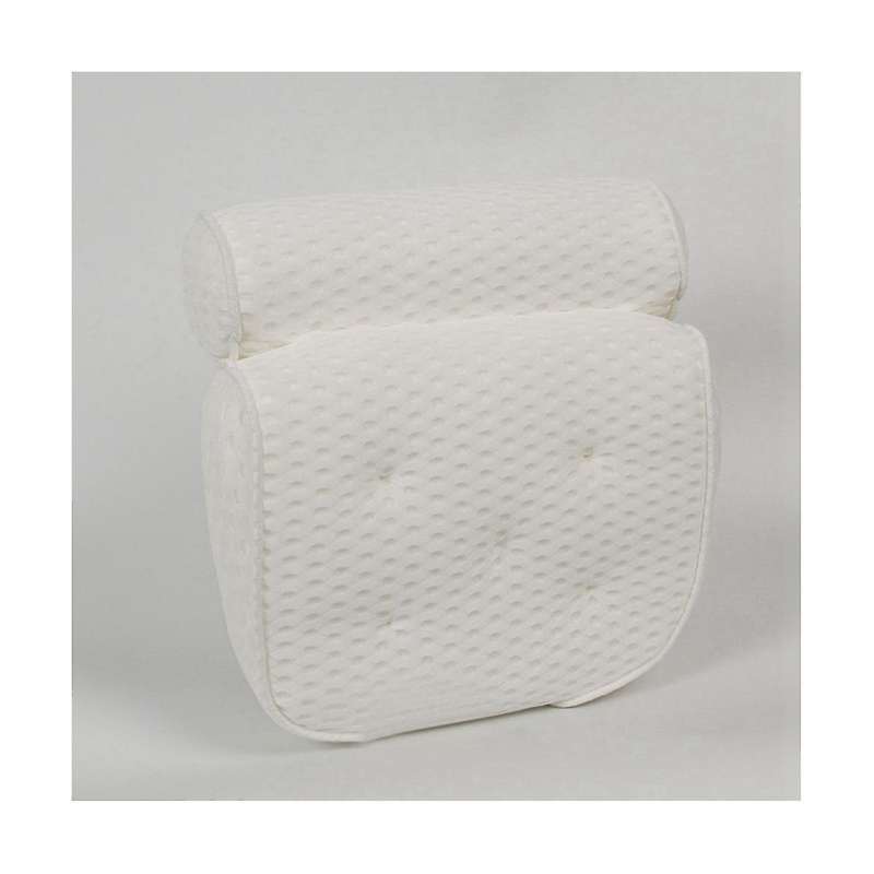 4d Mesh Fabric Pillow 7pcs Suction Cup Spa Bath Pillow Bath Pillow for Support Neck Head