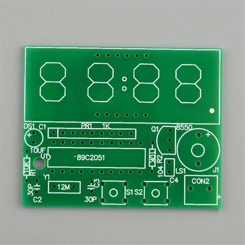 4-Digit Digital Electronic Clock Kit, Microcontroller Digital Clock, 4-Digit Digital Clock Kit, Elec