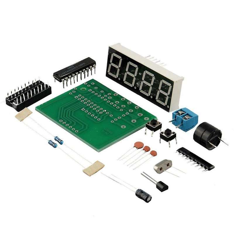 4-Digit Digital Electronic Clock Kit, Microcontroller Digital Clock, 4-Digit Digital Clock Kit, Elec