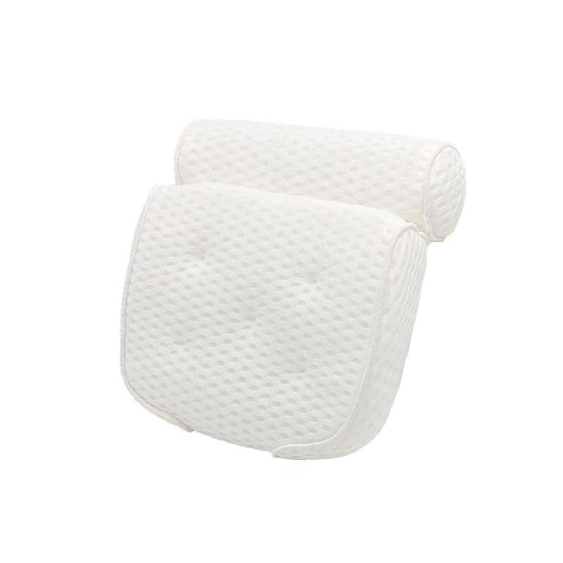4d Mesh Fabric Bathtub Pillow 7pcs Suction Cup Spa Bath Pillow Bath Pillow for Bathtub Support Neck