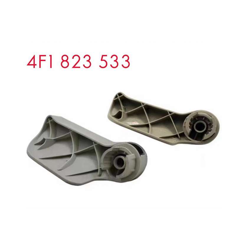 4F1823533 Car Hood Opening Handle for A6 C6 2005-2011 Hood Pull Handle Buckle Car Accessories Grey