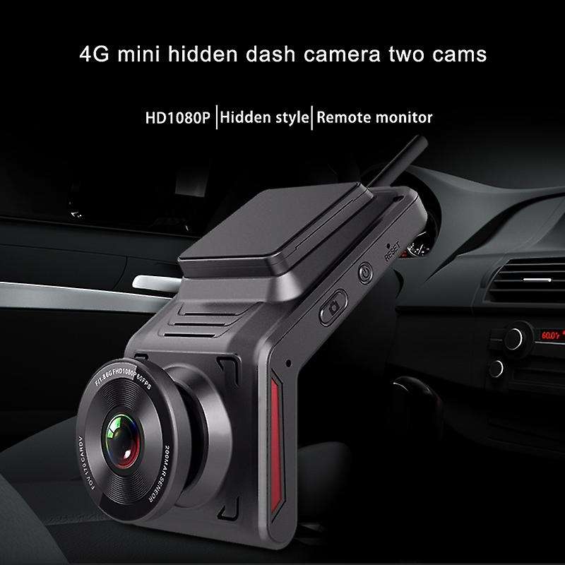 4G Car DVR Dash Cam HD Wifi Driving Video Recorder with Dual Wide Angle Camera Support Night Vision