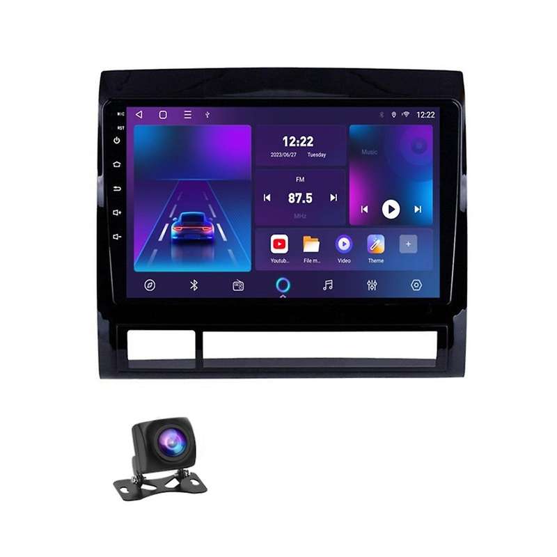 4G+64G Android 13 Car Stereo for 2005-2013, 9inch HD Touch Screen with Wireless CarPlay, AHD Backup
