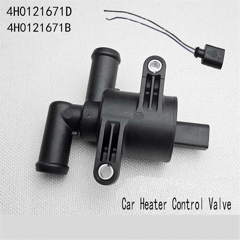 4H0121671D Car Heater Control Valve with Plug for A4 A5A6 C7 A7 A8 Q5 Golf 7 B8 Solenoid Valve 4H01