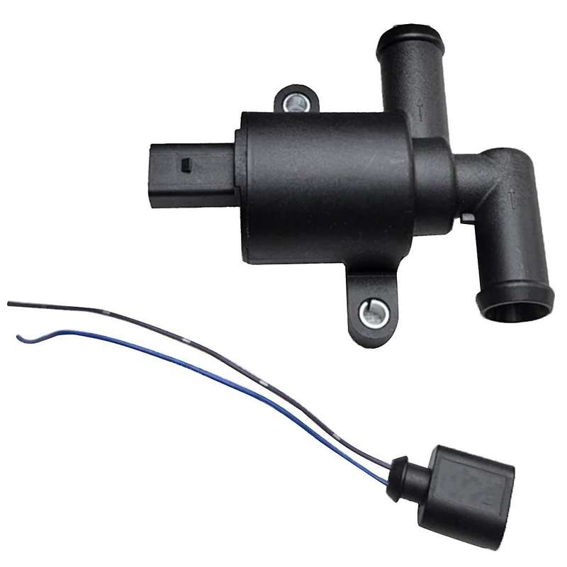 4H0121671D Car Heater Control Valve with Plug for A4 A5A6 C7 A7 A8 Q5 Golf 7 B8 Solenoid Valve 4H01