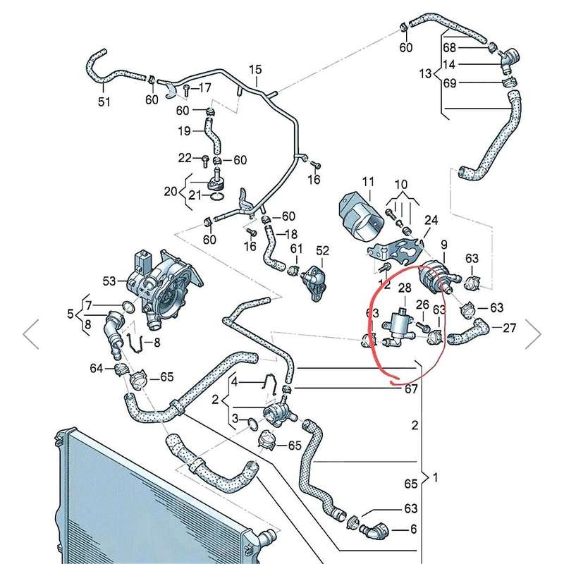 4H0121671D Car Heater Control Valve with Plug for A4 A5A6 C7 A7 A8 Q5 Golf 7 B8 Solenoid Valve 4H01