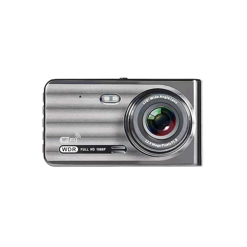 4inch 1080p Dual Lens Touchable Screen Car Recorder with Back-up Camera Function Hd Night Vision Rec