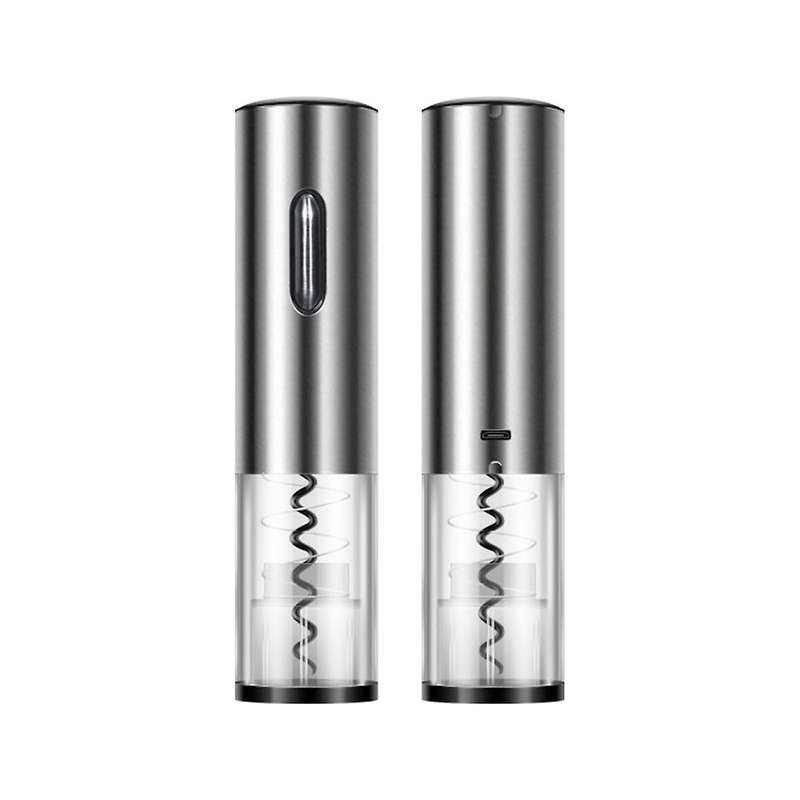 4-in-1 Wine Bottles Opener Electric Wine Opener Rechargeable Corkscrew with Foil Cutter Vacuum Stop