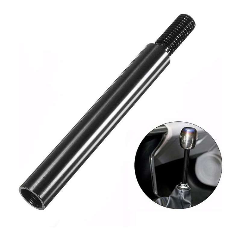 4Inch Black Shift Knob Extender Extension Gear Shifter Lever for Accord M10X1.5