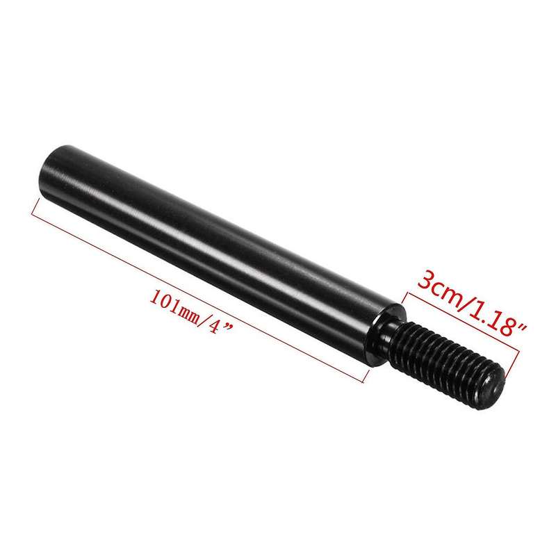 4Inch Black Shift Knob Extender Extension Gear Shifter Lever for Accord M10X1.5