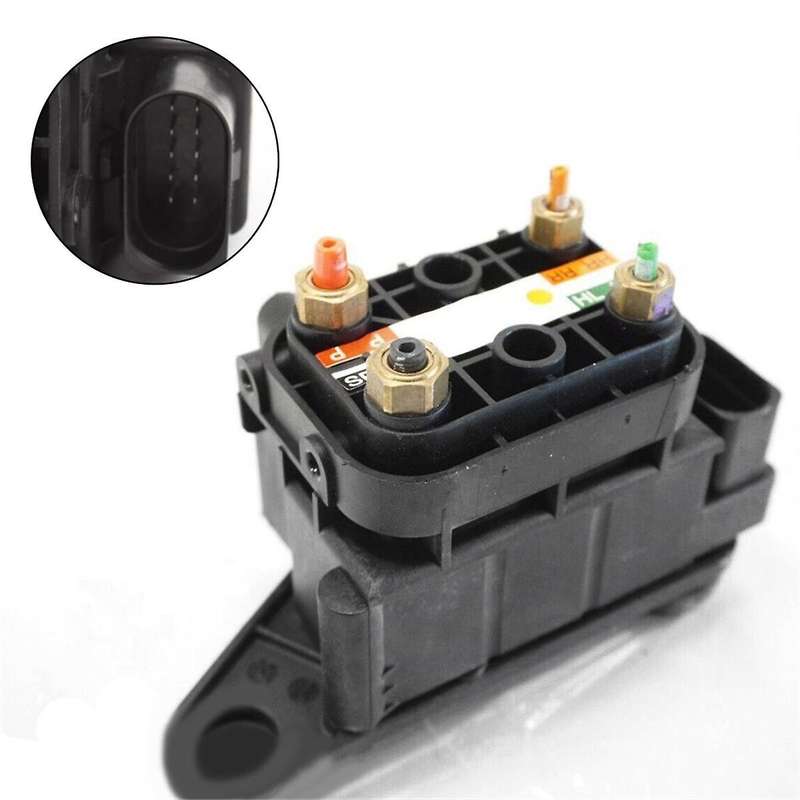 4J7002V:8 Car Air Suspension Solenoid Valve Distribution Valve for XJ XJR XJR575 10 11 12 13 14 15 2