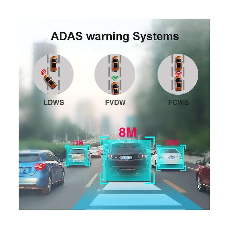 4k Streaming Rear View Mirror 12inch Full Screen Car Recorder Front Adas Rear Function Reduced Pres