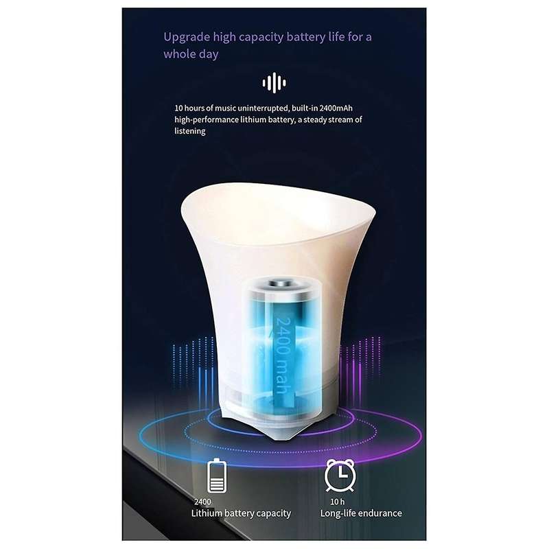 4L LED Ice Bucket 7 Color Waterproof Plastic Bar Nightclub Light Up Champagne Whiskey Beer Bucket B