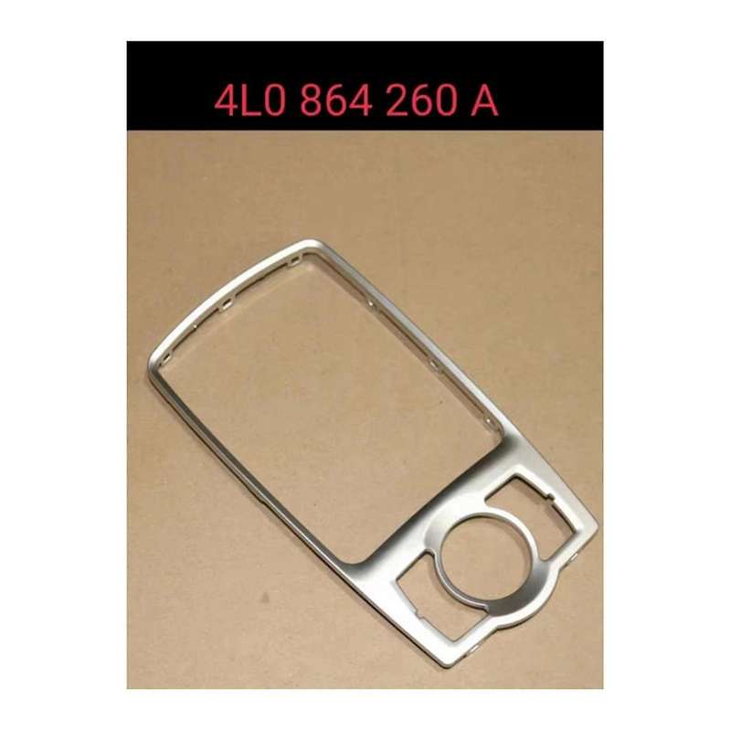 4L0864260 Front Console Chrome Frame Trim for 2007-2015 Gear Shift Panel Decorative Cover 4L0864260A