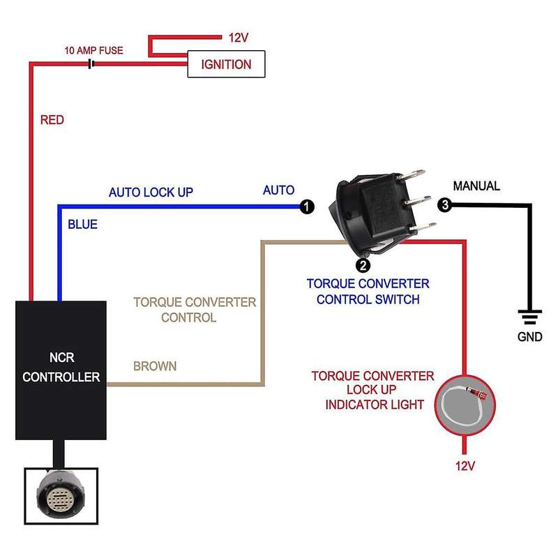 4l80e Controller Complete Kit Manual Shift Microcontroller Ncr80e
