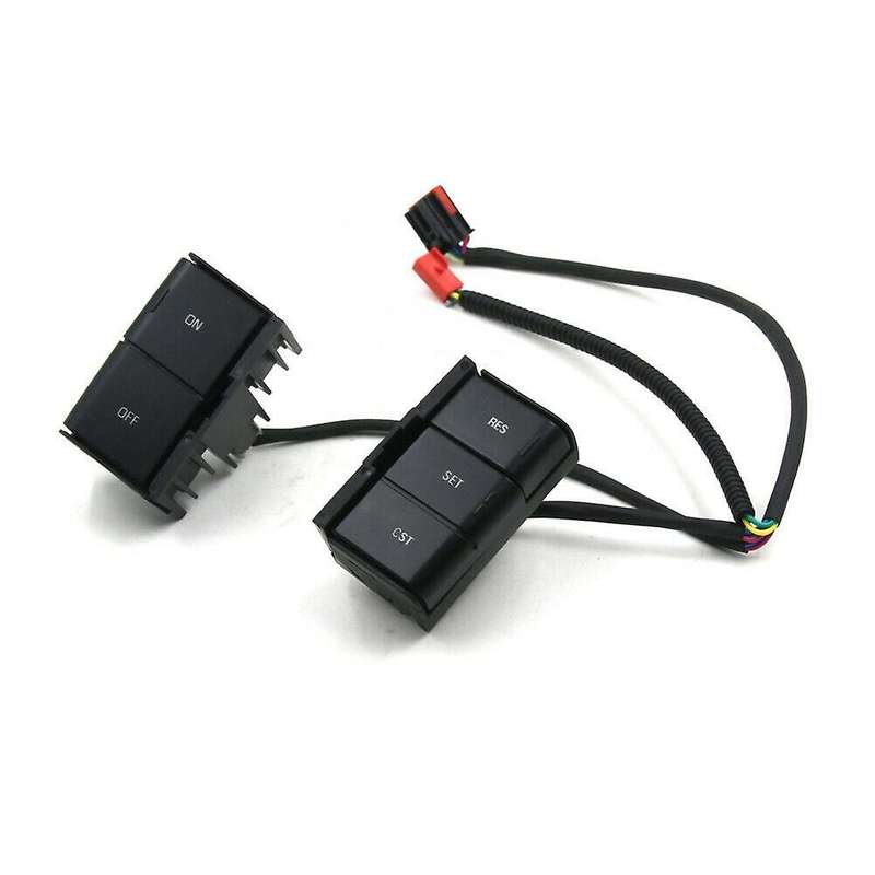 4L3Z-9C888-AAC Steering Wheel Cruise Control Switch Button for 2004-2008