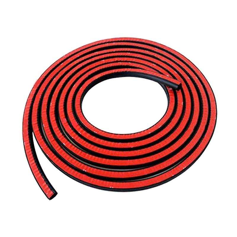 4M Small D-Shape Car Rubber Seal Sound Insulation Car Door Sealing Strip Weather Strip for Engine Ho
